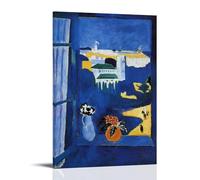Henri Matisse Works《Landscape Viewed from A Window》Printing Posters Premium Canvas Print Wall Paintings Stylish Room Decor for Indoor Home Space 12x18inch(30x45cm)