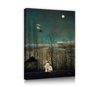 Henri Rousseau Naive Framed Wall Art A Carnival Evening Poster 80x95cm