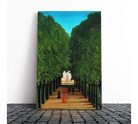 Henri Rousseau The Avenue in The Park Canvas Print | Gallery Wrapped 30mm Frame Wall Art | 30x20 inches | Ready to Hang | Modern Landscape Picture | Living Room Bedroom Lounge Office