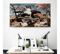 Henri Rousseau " War,1894" Canvas painting Artwork Print Poster Picture Wall Decor Modern Home Living room Decoration(60x100cm/ Frameless)