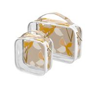 Henri Style Daffodil Bronzoiletry Bag largSA Approved Multifunctional Makeup Bag Small Travel Essential
