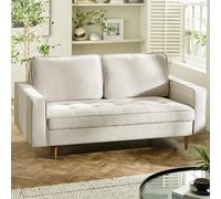 Henrietta Sofa - 3 Seater - Beige Fabric