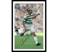 Henrik Larsson - Celtic Autograph Signed & Framed Photo Display 1
