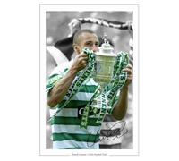 Henrik Larsson - Celtic Autographed Signed 6x4 Inch Photo
