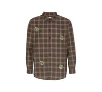 Henrik Vibskov Block check-pattern shirt - Brown XS-S-M-L-XL