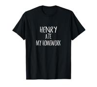 Henry Ate My Homework T-Shirt Name T-Shirt