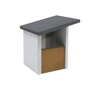 Henry Bell Elegance Sloping Roof Open Front Nest Box, clear