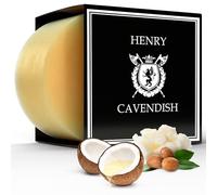 Henry Cavendish Shaving Soap With Shea Butter & Coconut Oil. Long Lasting 107gm (3.8 Oz) Puck Refill. All Natural Shave Soap. Rich Lather Gives A Smooth Comfortable Shave.