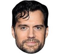 Henry Cavill (Black Hair) Celebrity Mask, Flat Card Face, Fancy Dress Mask