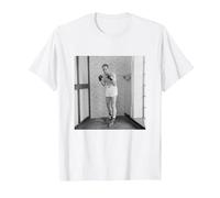 Henry Cooper UK Heavyweight Boxing Training for Cassius Clay T-Shirt, Men, White, 6X-Large