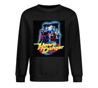 Henry Danger Control Room Graphic Kawaii Clothes Designer Men Men's Long Sleeve Crewneck 100% Cotton Pullover Sweatshirts Black M