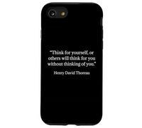 Henry David Thoreau Shirt Think For Yourself Quote Case for iPhone SE (2020) / 7/8