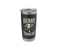 Henry David Thoreau Stainless Steel Insulated Tumbler