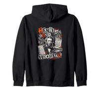Henry David Thoreau Walden Zip Hoodie