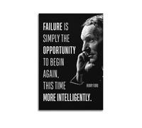 Henry Ford Inspirational Quote (2) Wall Decoration Posters Motivational Wall Posters Suitable for Office Gym Bedroom Decoration AestheticUnframe-style 08x12inch(20x30cm)