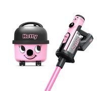 Henry Hetty Vacuum Bundle: includes 6 Litre 620W Cylinder Vacuum and 1 Litre 300W Hetty Quick Cordless Vacuum, Pink and Black