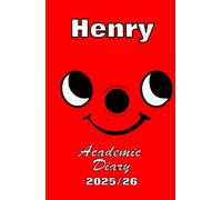 Henry Hoover Academic Diary Planner - 2025 to 2026 - Hardback page a day organiser July 25 -June 26