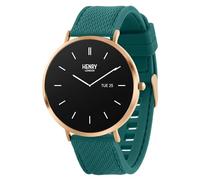 Henry London Amoled Teal Silicone Strap Fitness Smart Watch