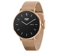 Henry London Smart Amoled Rose Gold Mesh Strap Watch