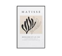 Henry Matisse Famous Abstract Art Exhibition Posters Black And White Leaf Posters Picture Print Canvas Wall Paint Art Decor Modern Home 08x12inch(20x30cm)