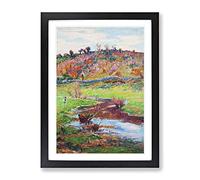 Henry Moret Lands Cape At Point Evan Classic Painting Framed Print | A3 Black Framed Wall Art | Ready to Hang | Classic Historical Picture | Living Room Bedroom Lounge Office