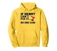 Henry Name Can't Fix It No One Can Handyman Construction Pullover Hoodie