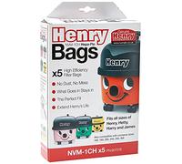 Henry NVM-1CH/907076 HepaFlo Vacuum Bags, Pack of 5, White