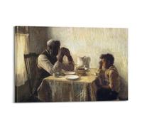 Henry Ossawa Tanner The Banjo Lesson (1) Cover Poster Art Canvas Gift for Friends Or for Your Own Use Bedroom Living Room Decoration AestheticFrame-style 24x36inch(60x90cm)