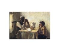 Henry Ossawa Tanner The Banjo Lesson (1) Cover Poster Art Canvas Gift for Friends Or for Your Own Use Bedroom Living Room Decoration AestheticUnframe-style 20x30inch(50x75cm)