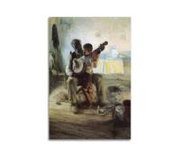Henry Ossawa Tanner - The Banjo Lesson Art Painting Posters Art Canvas Decor Wall Print Photo Home Modern Decoratives 12x18inch(30x45cm)