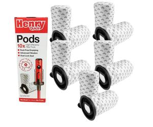 Henry Pods Stick Hetty NQ100 PODS Replacement Genuine Pack Of 10 Numatic