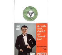HENRY POPPEL - HENRY POPPEL / Ihr wißt doch, daß ich ein Schwab bin! / Schäbischer Humor / Bildhülle / CBS # EP 0042 / Deutsche Pressung / 7" Vinyl Single Schallplatte