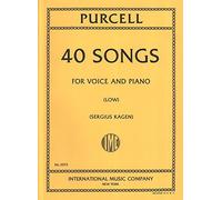 Henry Purcell: 40 Songs For Voice and Piano: Low Voice: Vocal Album