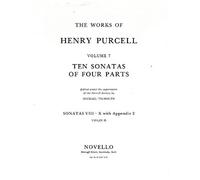 Henry Purcell: Ten Sonatas Of Four Parts Violin 2 (VIII-X): Violin: Instrumental