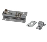 Squire COMBI 3CH CombiBolt 3 Re-Codable Locking Bolt Chrome 92mm