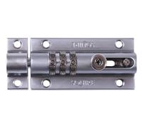 Henry Squire - 3-Wheel Recodeable Combi Bolt Lock Chrome