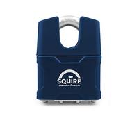 Henry Squire Padlock 39CS Stronglock Laminated Closed Shackle – 4-Pin Double Locking, Blue, 51 mm