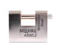 Henry Squire Aswl2Ka Steel Armoured Warehouse Padlock 80mm Keyed Alike