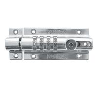 Squire CombiBolt 4 Re-Codable Locking Bolt Chrome 120mm