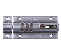 Squire COMBI 3CH CombiBolt 3 Re-Codable Locking Bolt Chrome 92mm