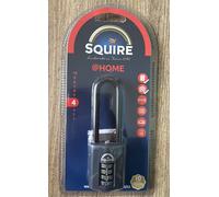 Squire Combination Padlock (CP40/2.5) - Extra Long Steel Shackle - 4 Wheel Combination - Alloy Steel for Corrosion Resistance - Weatherproof Lock, Ideal for Gates & Garden Sheds (Blue, 40 mm)