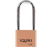 Henry Squire Lion Premium Solid Brass 5 pin Long Shackle Double Locking Padlock, 51 mm (Length), Gold
