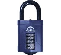 Squire Blue Stainless Steel Combination Padlock (H)75mm (W)60mm