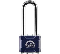 Henry Squire Stronglock Laminated Long Shackle 4 Pin Double Locking Padlock, 2.5-inch Shackle Length