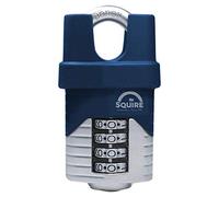 Henry Squire Vulcan 4 Wheel Closed Shackle Combination Padlock, 40 mm (Length)
