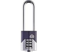 Henry Squire Vulcan 4 Wheel Long Shackle Combination Padlock, 40 mm (Length)