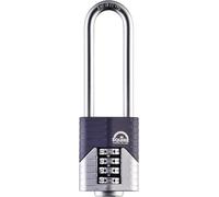 Henry Squire Vulcan 4 Wheel Long Shackle Combination Padlock, 40 mm (Length)