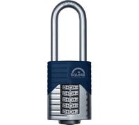 Henry Squire Vulcan 5 Wheel Long Shackle Combination Padlock, 60 mm (Length), Blue