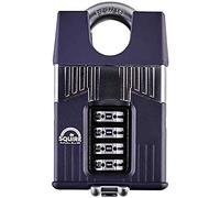 Henry Squire Warrior 4 Wheel Closed Shackle Combination Padlock, 55 mm (Length)