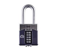 Henry Squire Warrior 5 Wheel Long Shackle Combination Padlock, 65 mm (Length), Blue